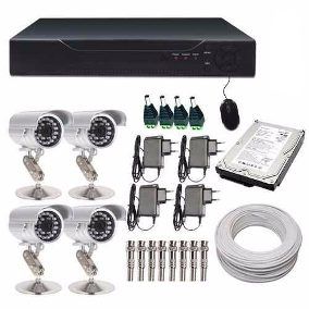 KIT SEGURANÇA MASTER IR CUT 4 CANAIS